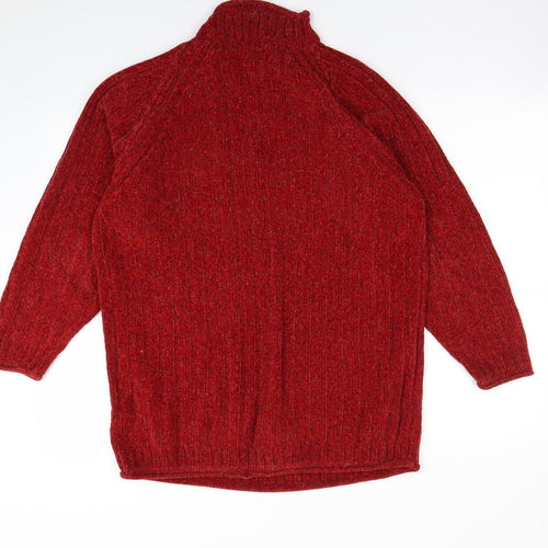 Equorian Womens Red   Pullover Jumper Size 10