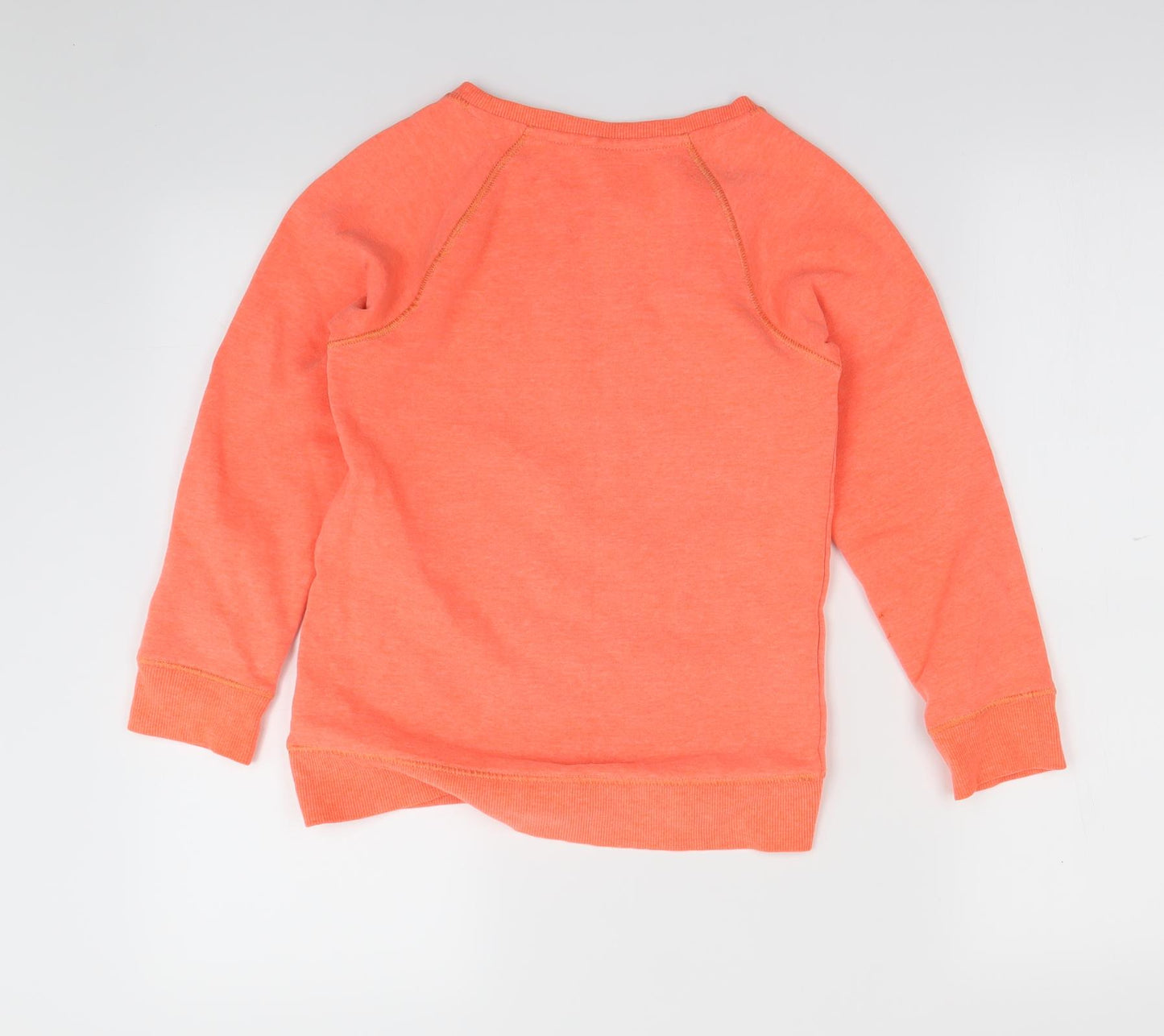 NEXT Girls Orange   Pullover Jumper Size 9 Years
