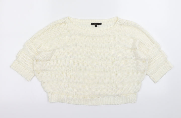 River Island Womens Beige Pullover Jumper Size 8