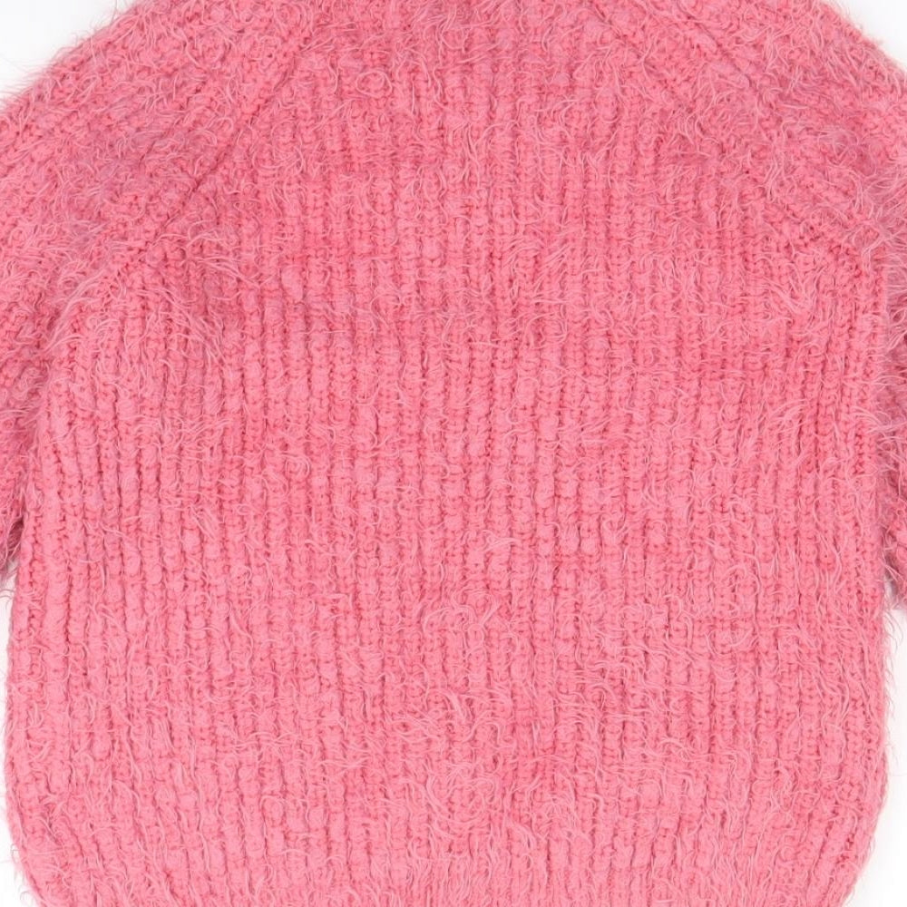 NEXT Girls Pink   Pullover Jumper Size 9-10 Years