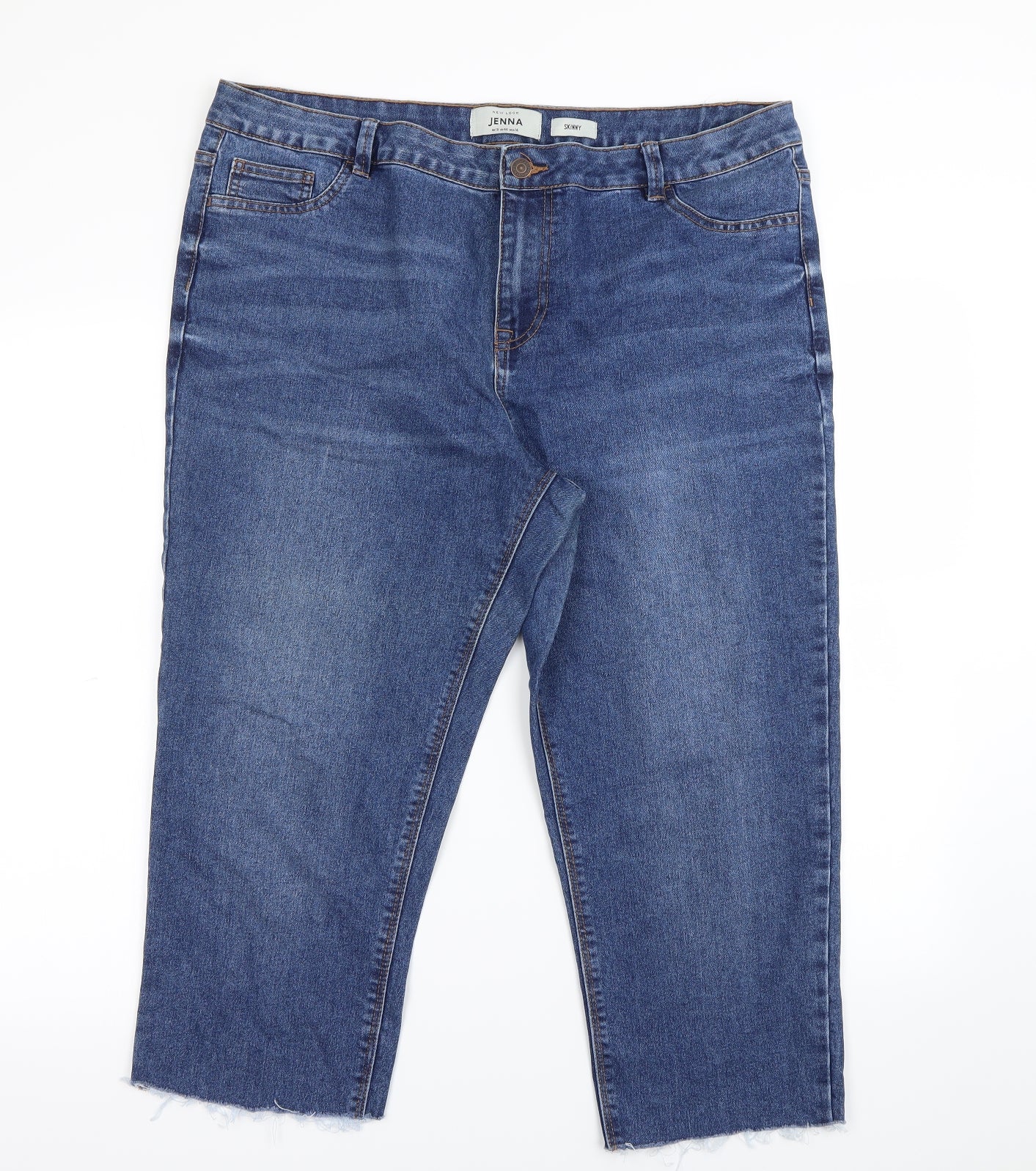 New Look Womens Blue   Mom Shorts Size 18