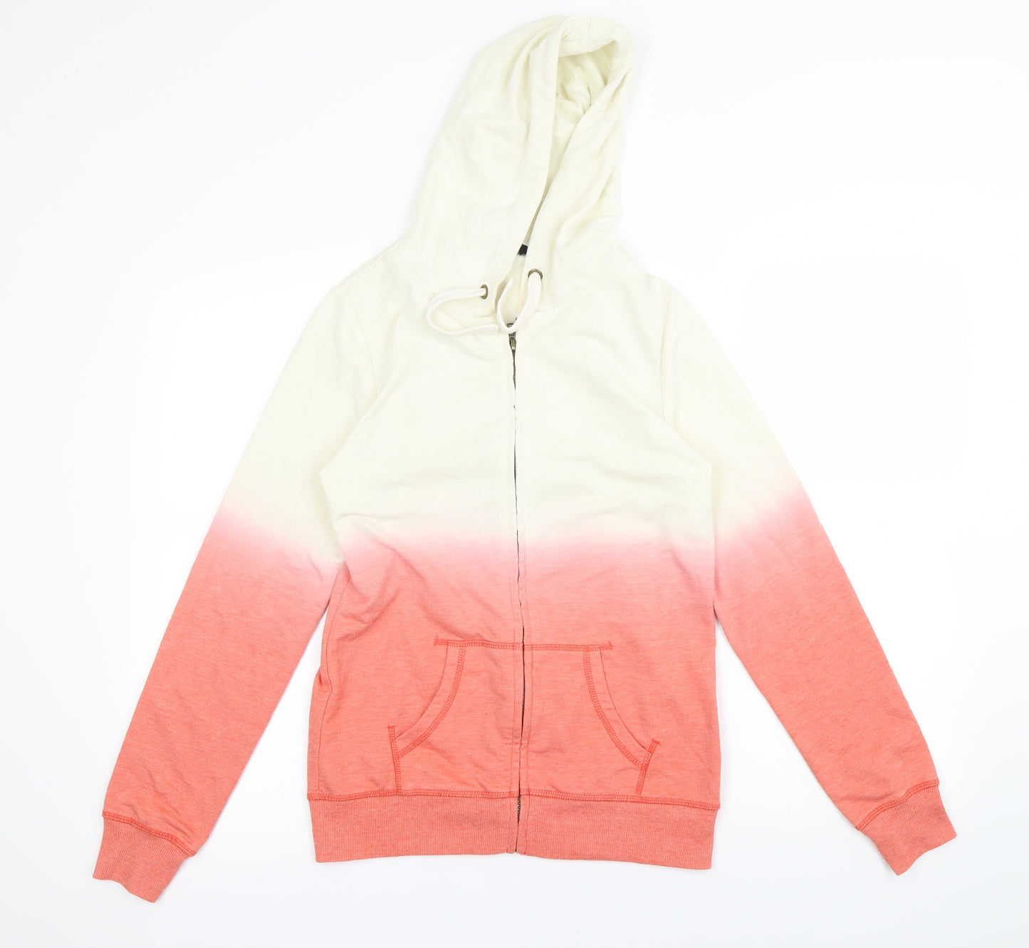 Nutmeg Womens Orange   Full Zip Hoodie Size S