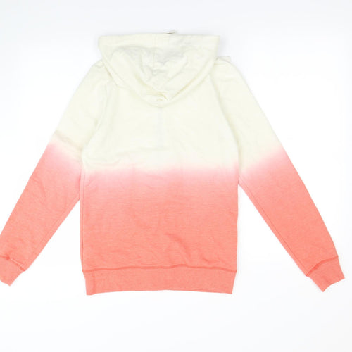 Nutmeg Womens Orange   Full Zip Hoodie Size S