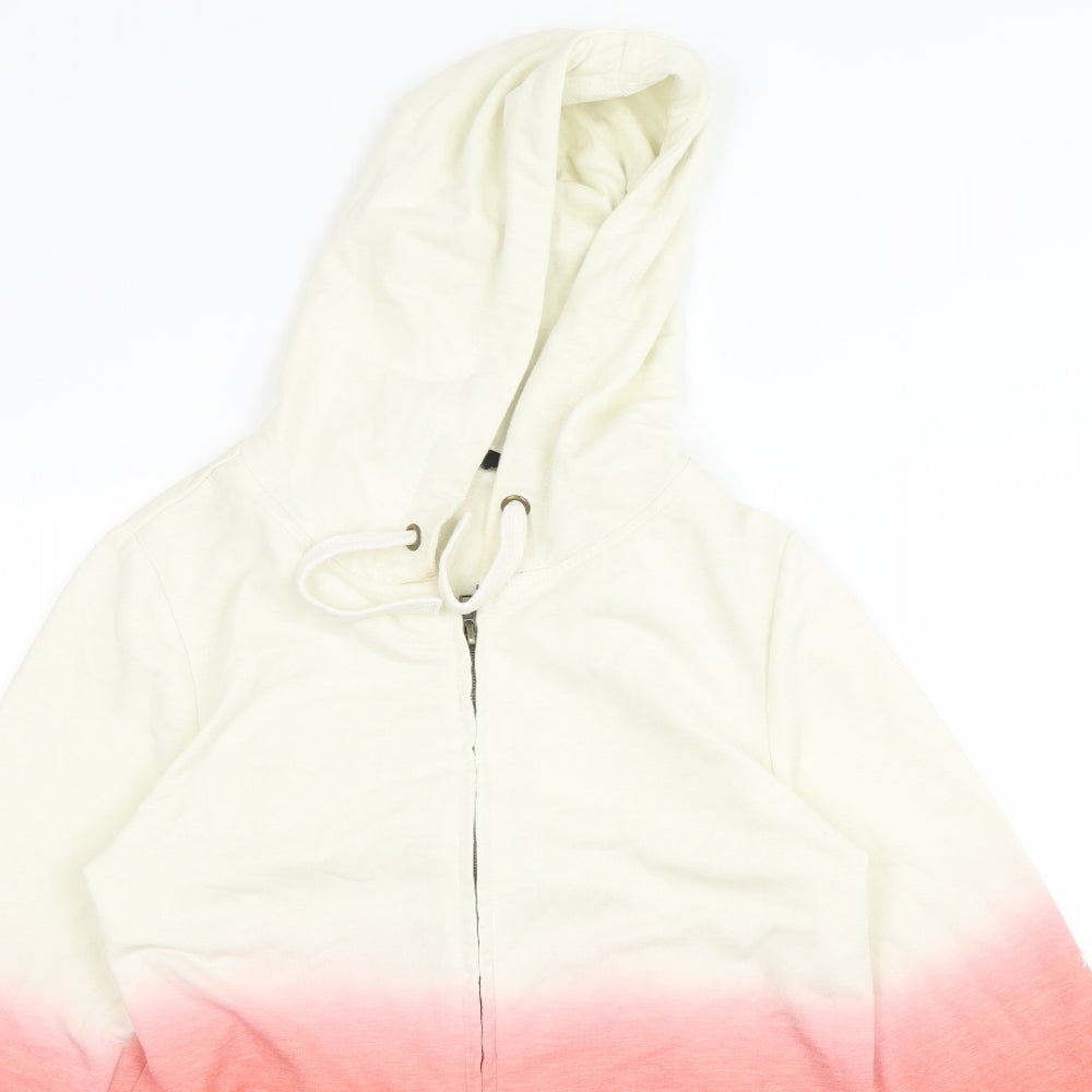 Nutmeg Womens Orange   Full Zip Hoodie Size S