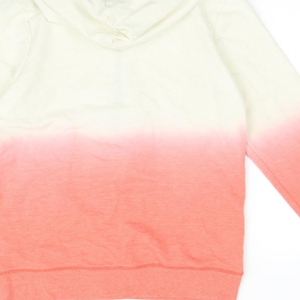 Nutmeg Womens Orange   Full Zip Hoodie Size S