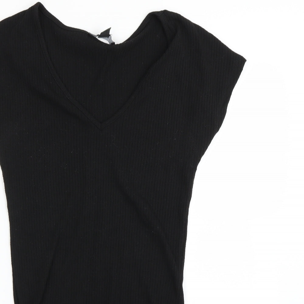 Primark Womens Black   Bodysuit One-Piece Size 10