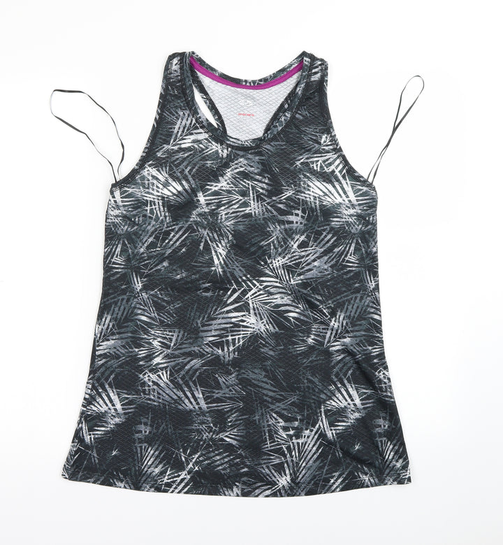 Preworn Womens Green Floral  Basic Tank Size S