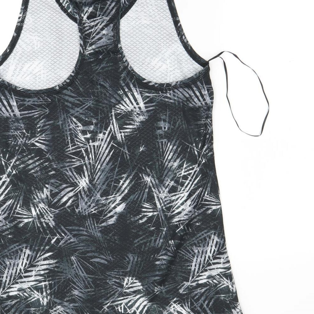 Preworn Womens Green Floral  Basic Tank Size S