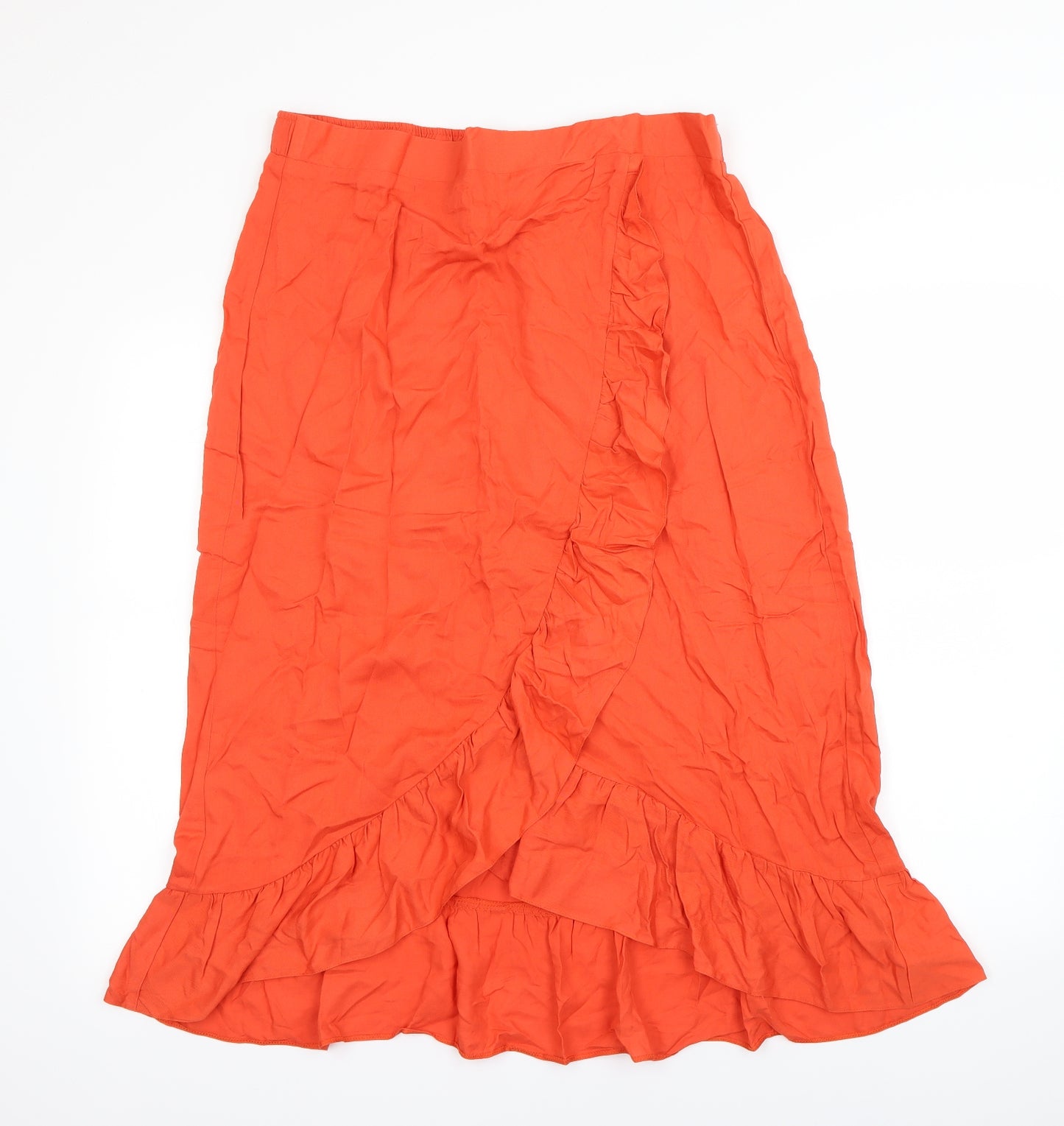 Nutmeg Womens Orange   Flare Skirt Size 16