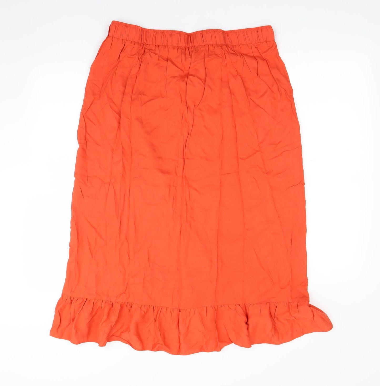 Nutmeg Womens Orange   Flare Skirt Size 16