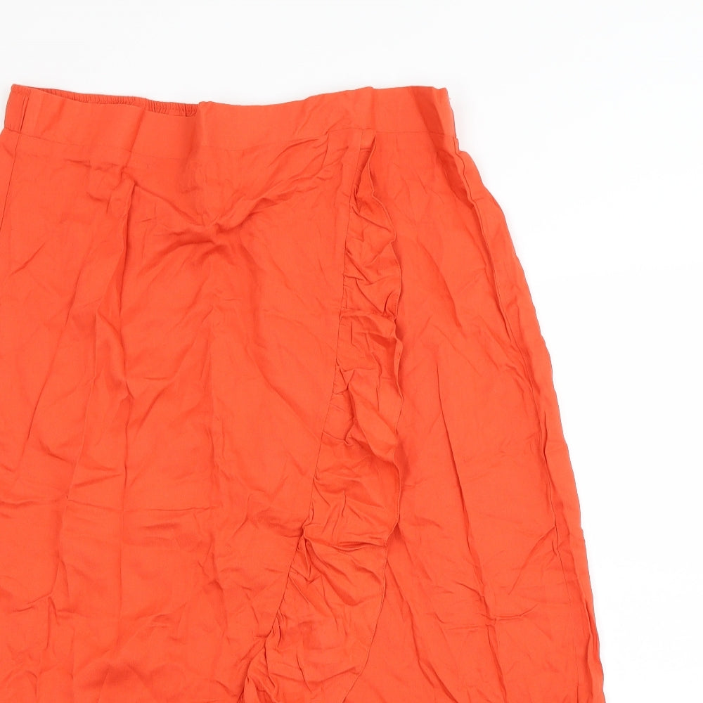 Nutmeg Womens Orange   Flare Skirt Size 16