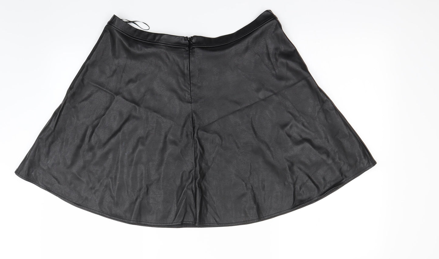 New Look Womens Black   Mini Skirt Size 16