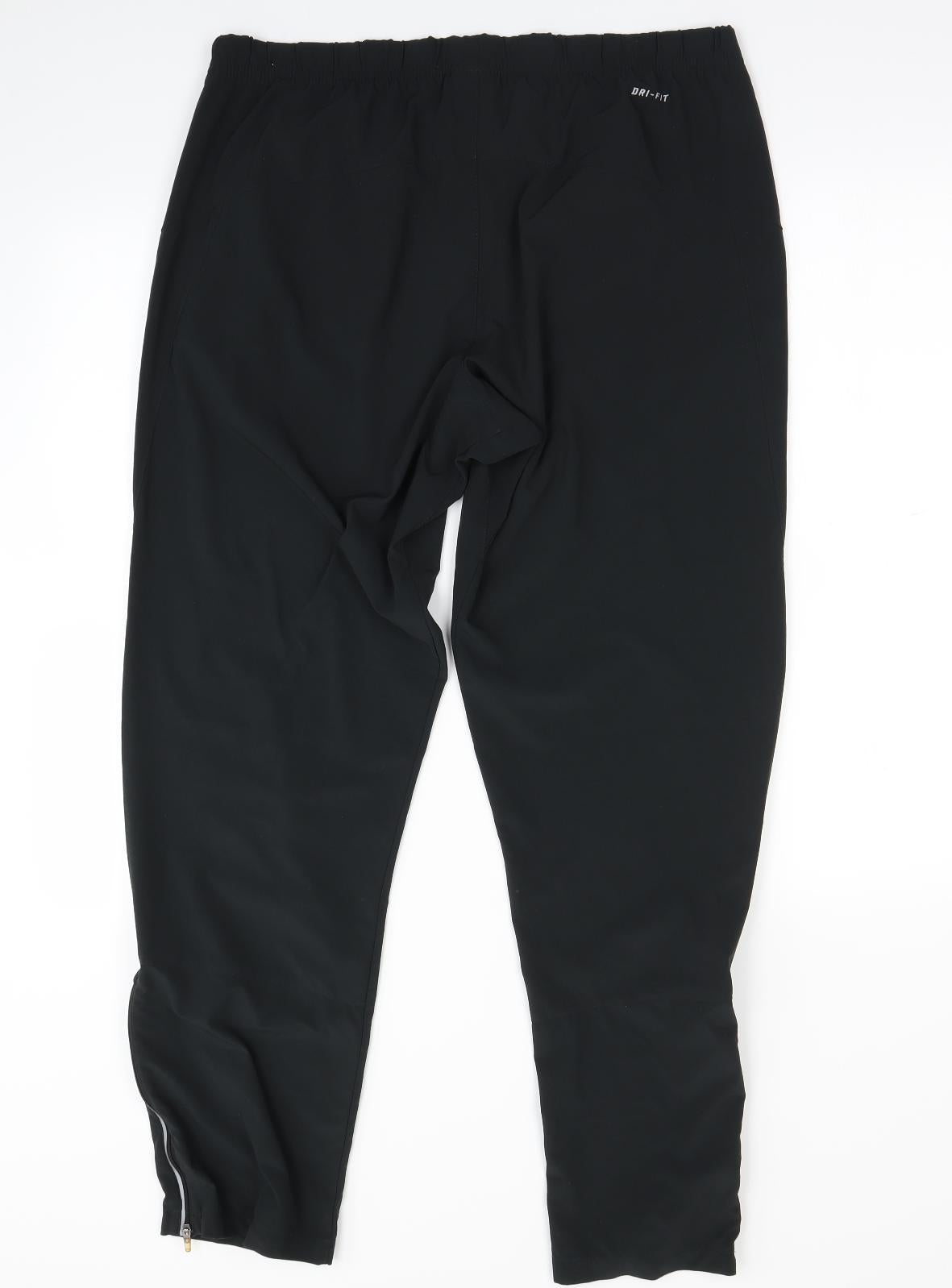 Nike Mens Black   Windbreaker Trousers Size L L28 in