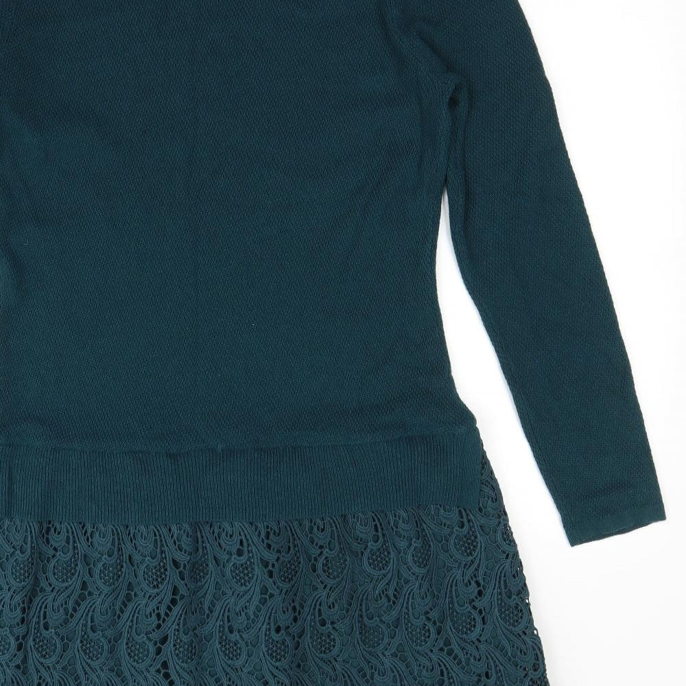 White Stuff Womens Green   Fit & Flare  Size 14