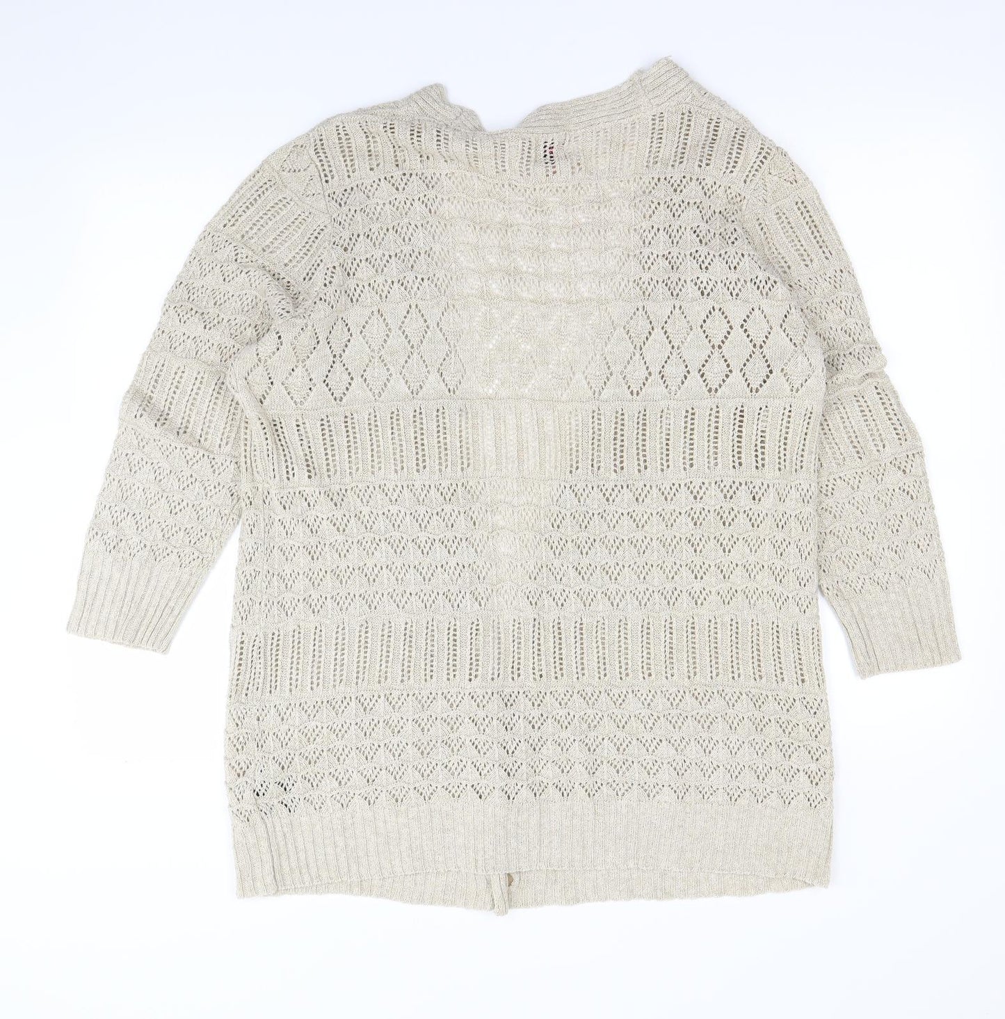 George Womens Beige   Cardigan Jumper Size 18