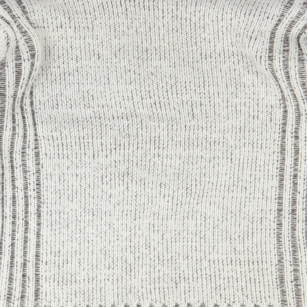 Osaka Mens Beige   Henley Jumper Size L