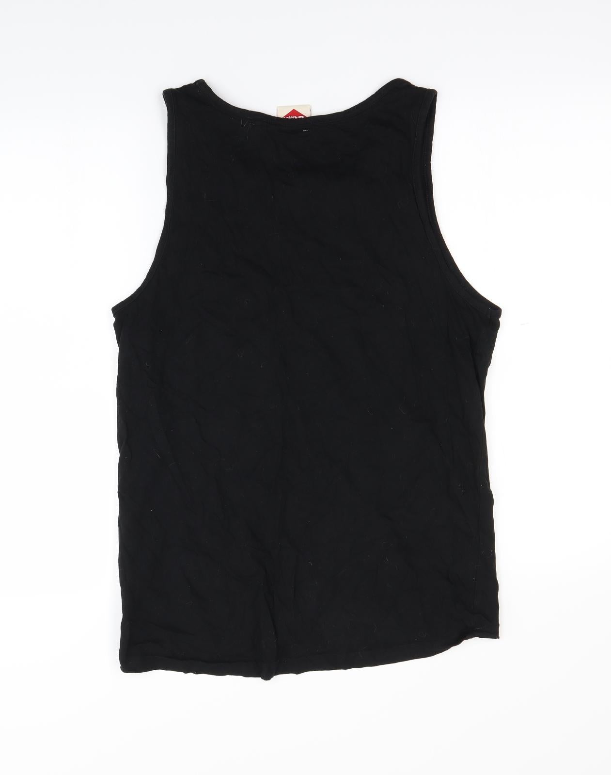 Lee Cooper Mens Black    T-Shirt Size M