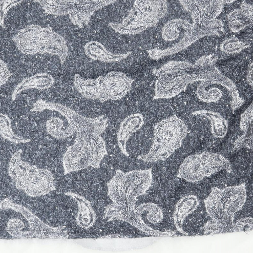 George Womens Blue Fair Isle  Pullover Jumper Size 18