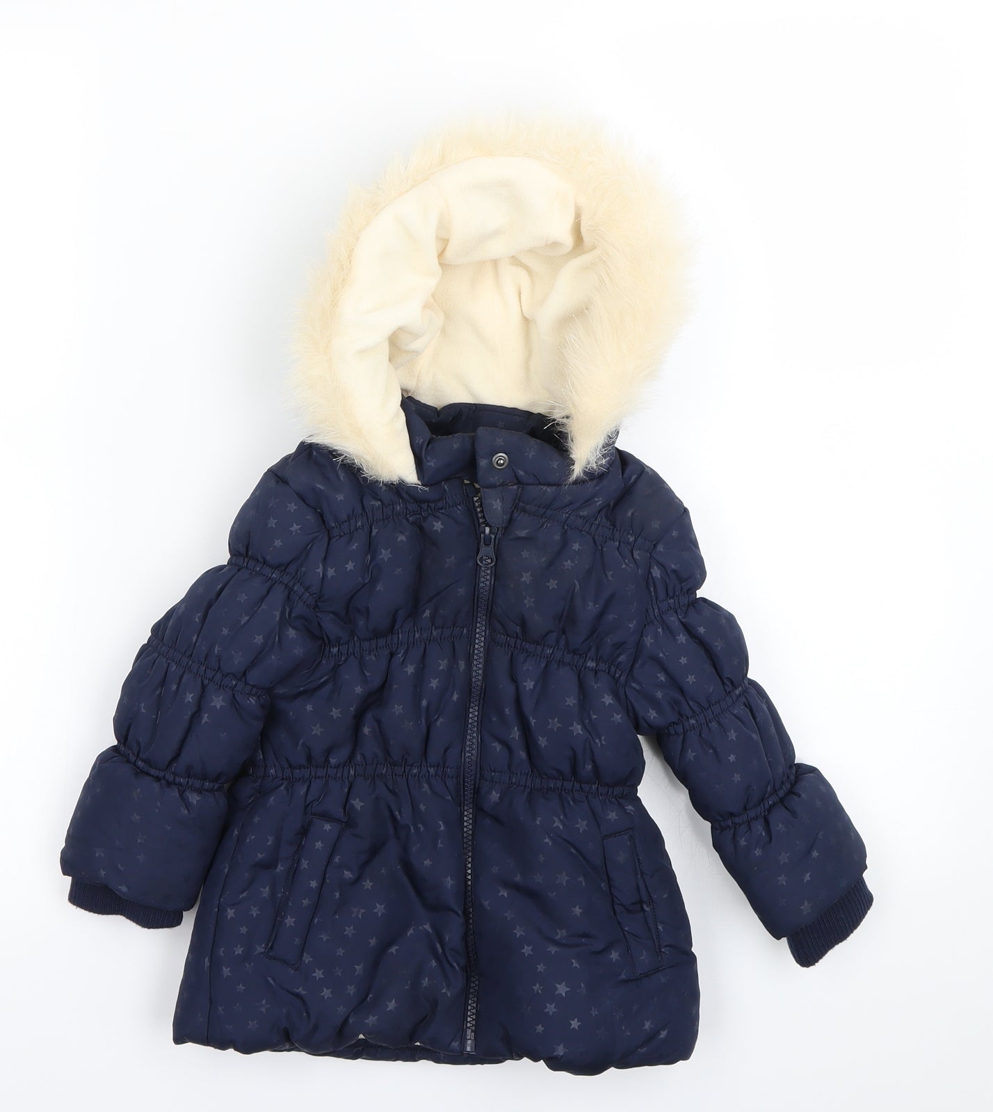 Young Dimension Baby Blue   Overcoat Coat Size 12-18 Months