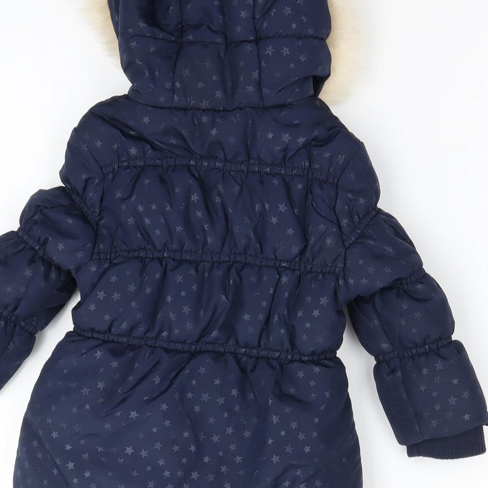 Young Dimension Baby Blue   Overcoat Coat Size 12-18 Months