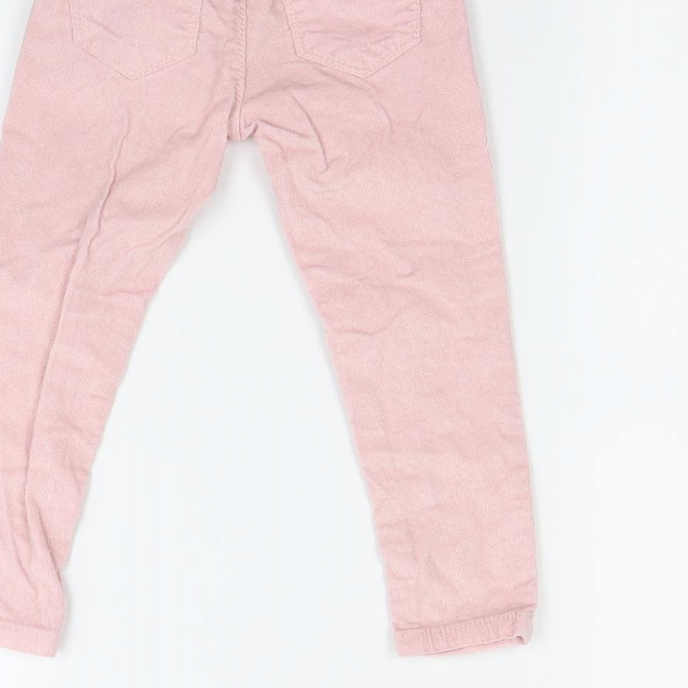 denim&co Girls Pink   Skinny Jeans Size 4 Years