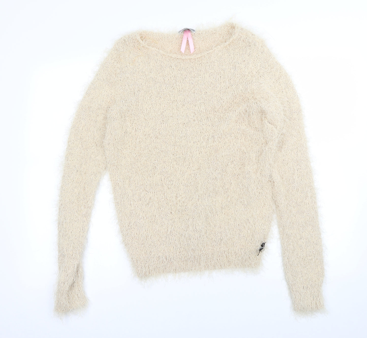 Lipsy Womens Gold   Pullover Jumper Size 12