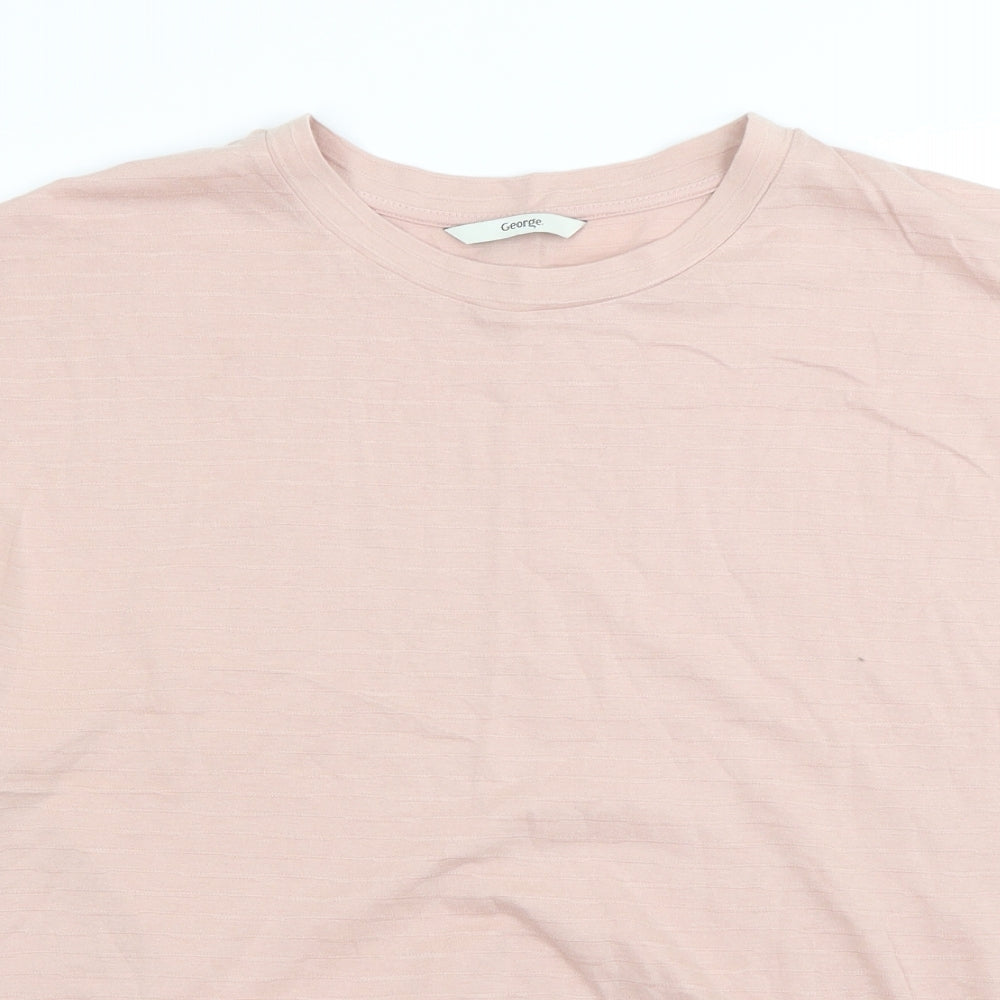 George Womens Pink   Basic T-Shirt Size 12