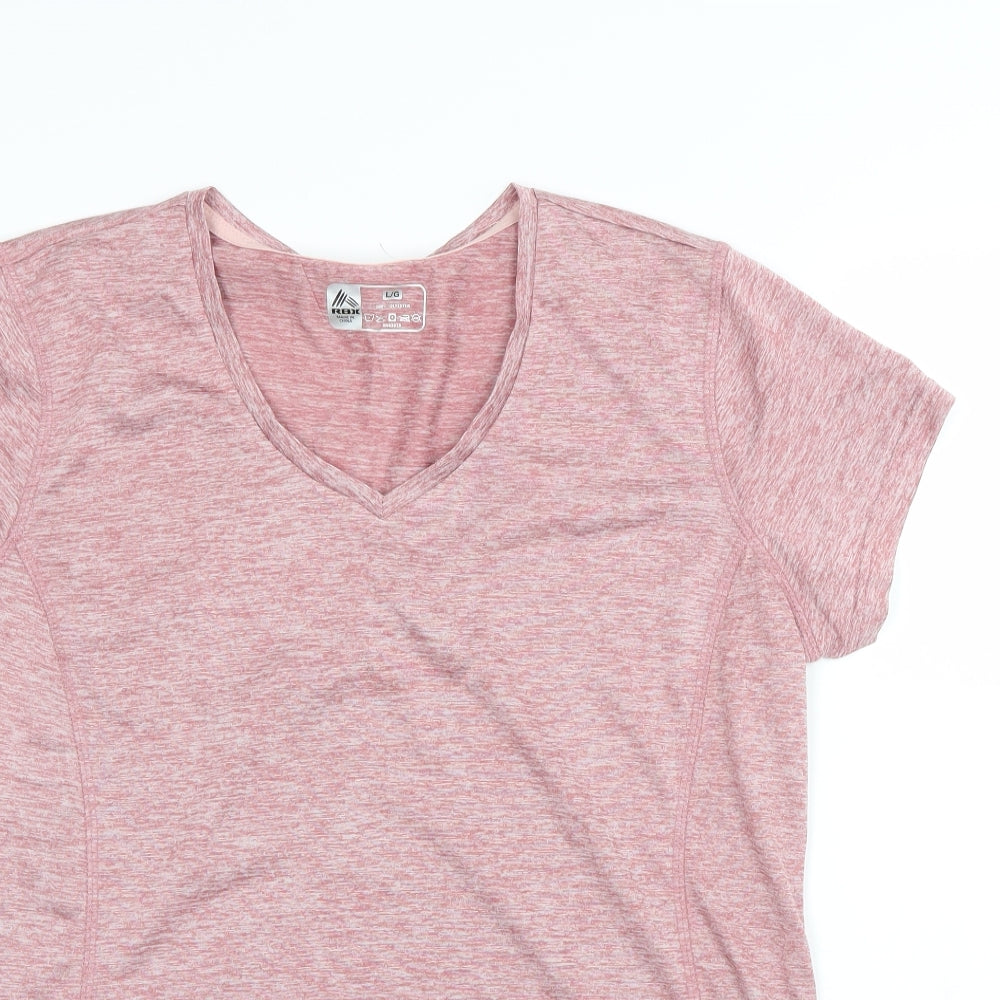 RBX Womens Orange   Basic T-Shirt Size L