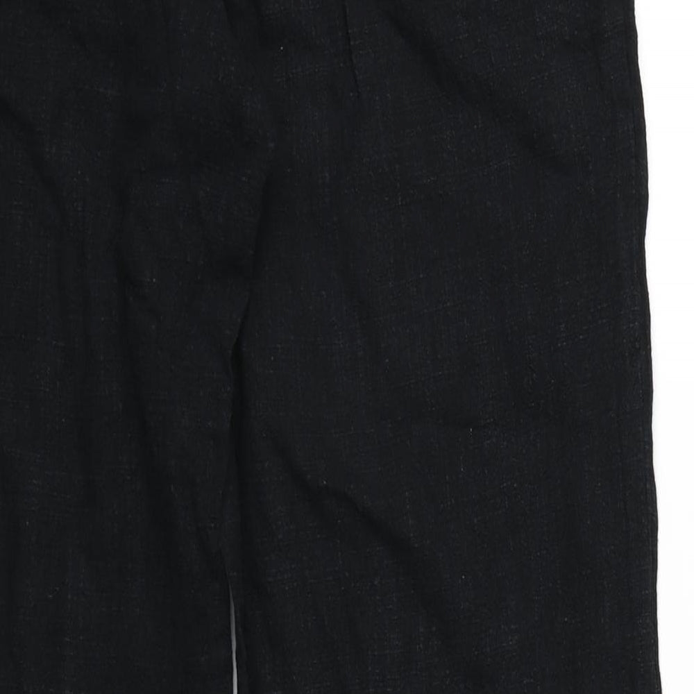 NEXT Womens Black   Trousers  Size 12 L27 in
