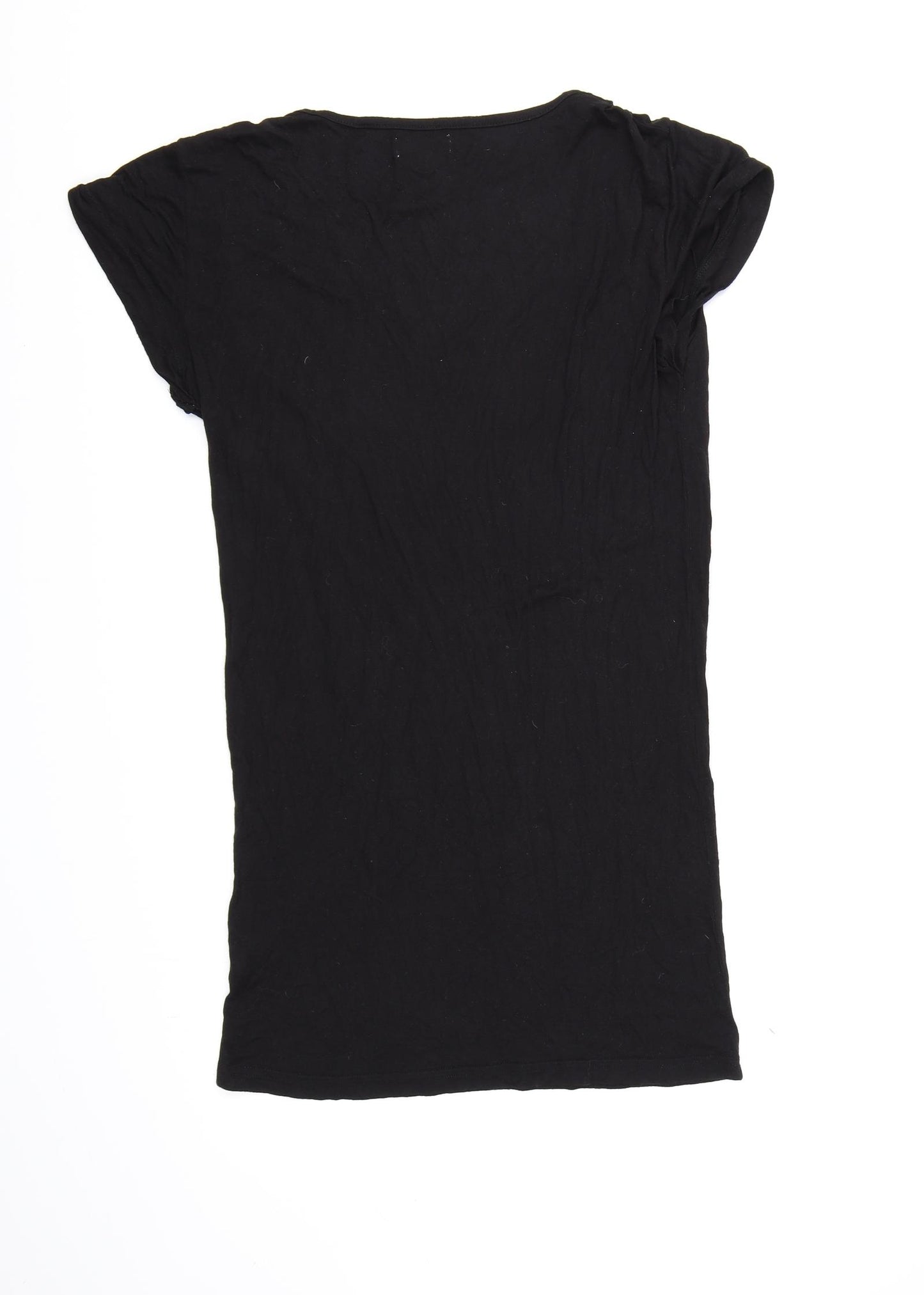 Linea Womens Black   Basic T-Shirt Size M