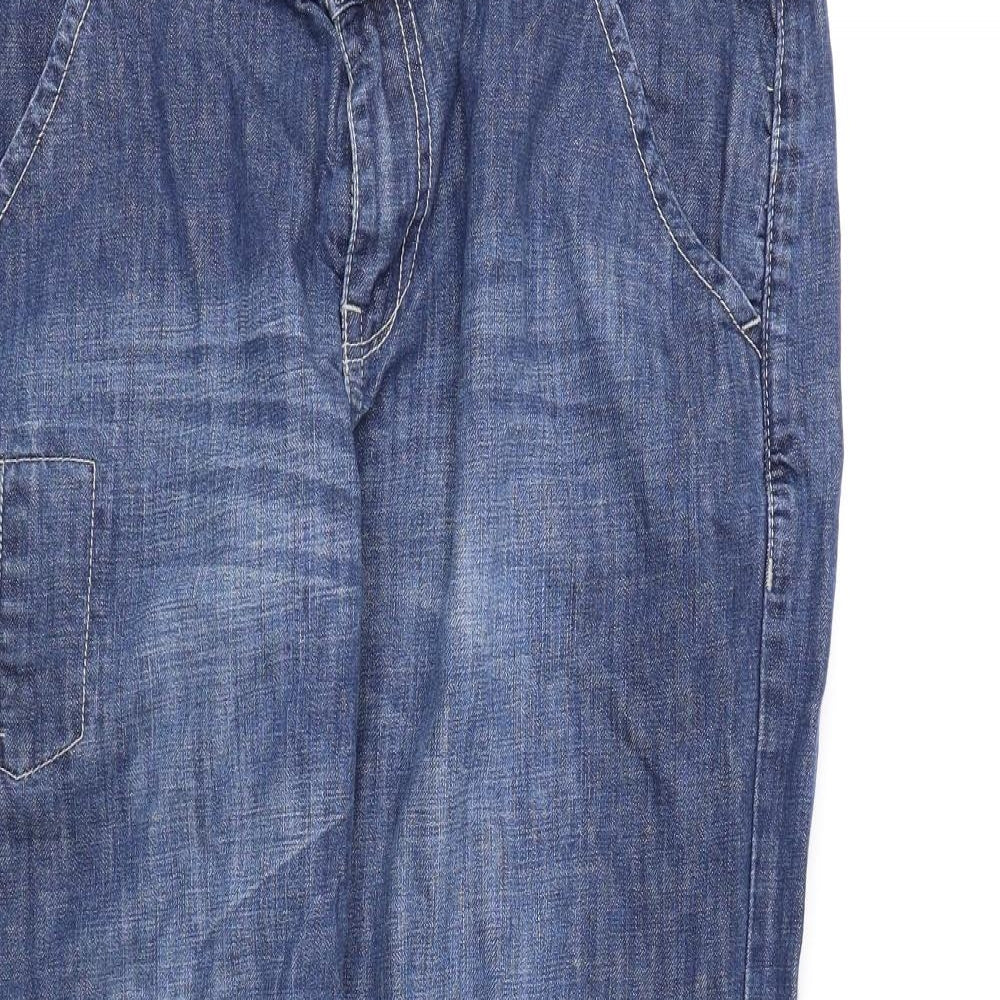 Bench Womens Blue  Denim Tapered Jeans  L24 in