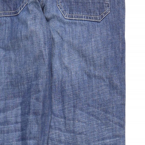 Bench Womens Blue  Denim Tapered Jeans  L24 in