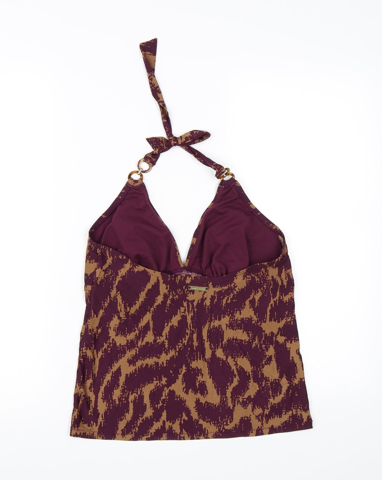Jasper Conran Womens Purple Animal Print  Basic Tank Size 16