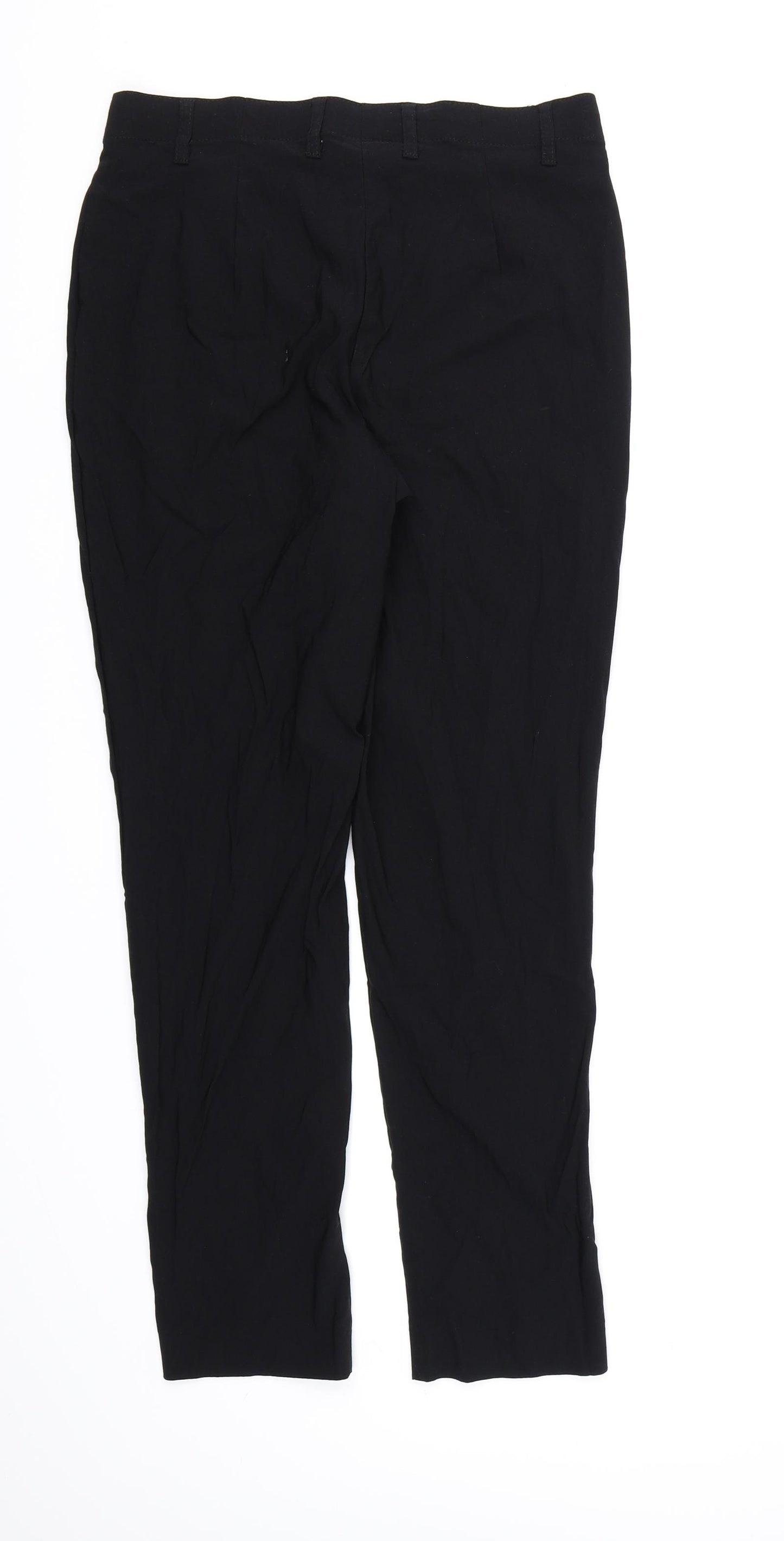 Sheego Womens Black   Trousers  Size 14 L28 in