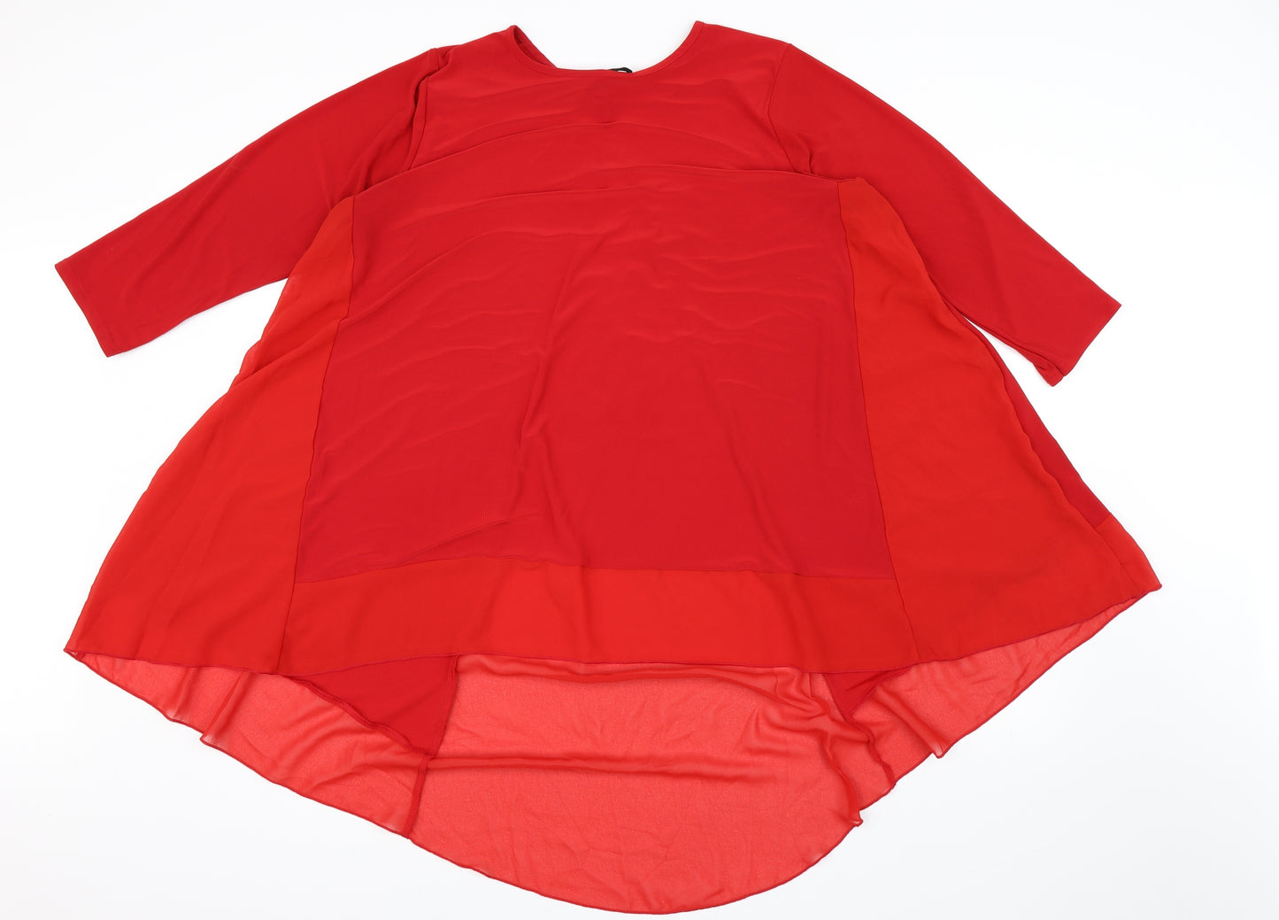 Nicole Collection Womens Red   A-Line  Size L