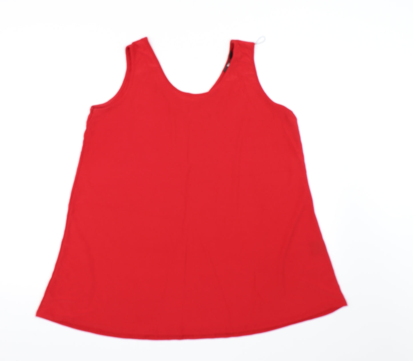 Nicole Collection Womens Red   Basic Tank Size L