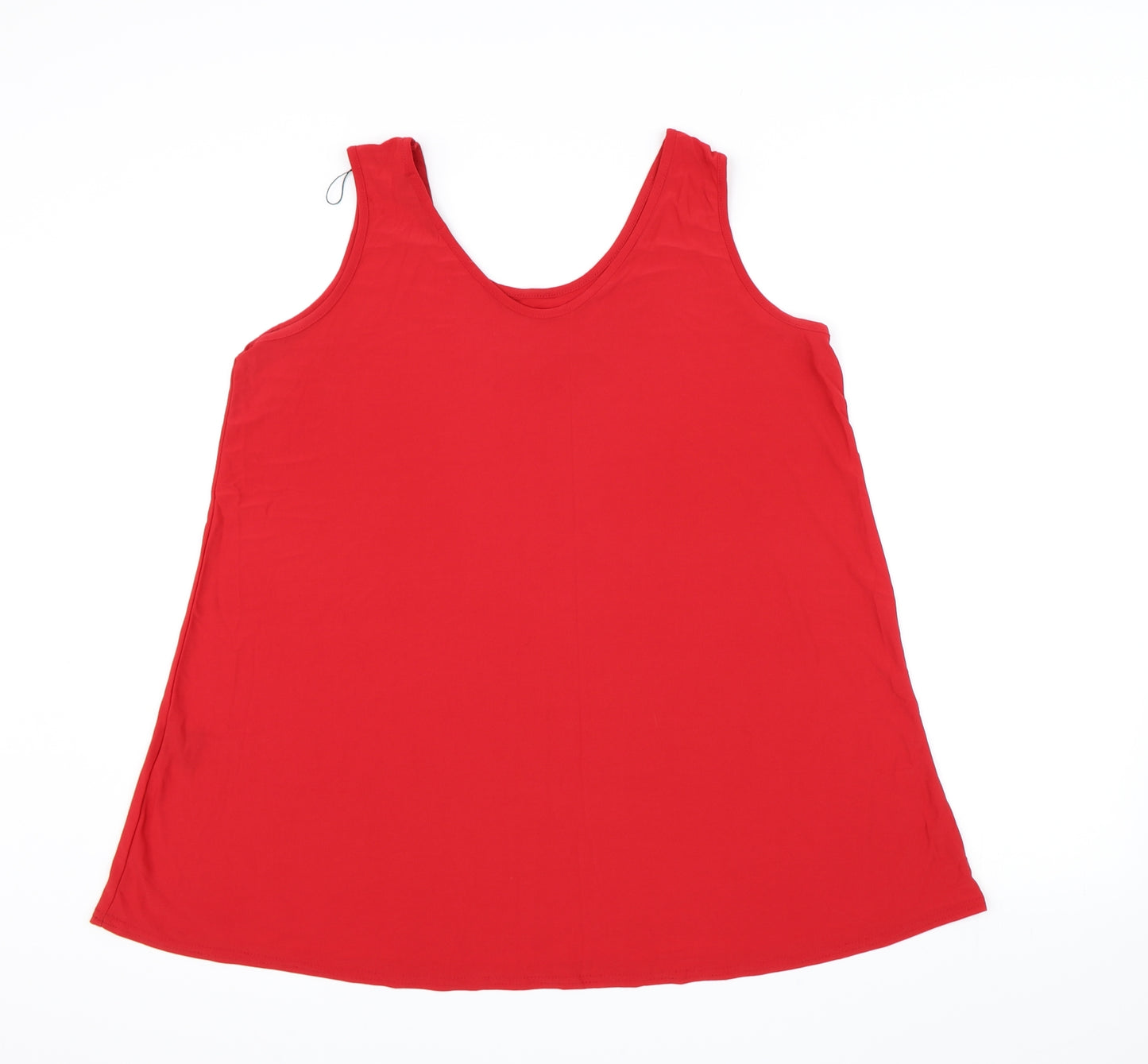 Nicole Collection Womens Red   Basic Tank Size L