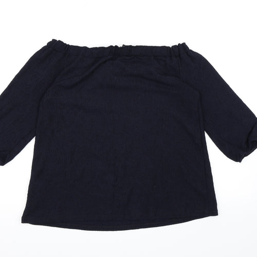 Peacocks Womens Blue   Basic Blouse Size 14