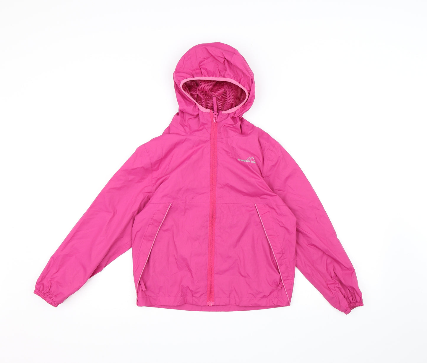 Freedom Trail Girls Pink   Rain Coat Coat Size 7-8 Years