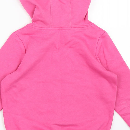 George Girls Pink  Jersey Pullover Hoodie Size 6-7 Years