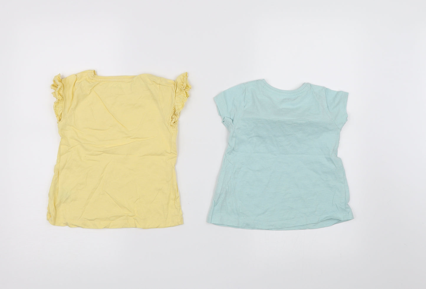 Nutmeg Girls Multicoloured   Basic T-Shirt Size 3-4 Years