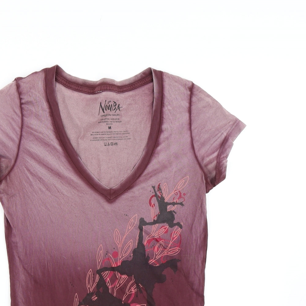 La Nouba Womens Purple   Basic T-Shirt Size M