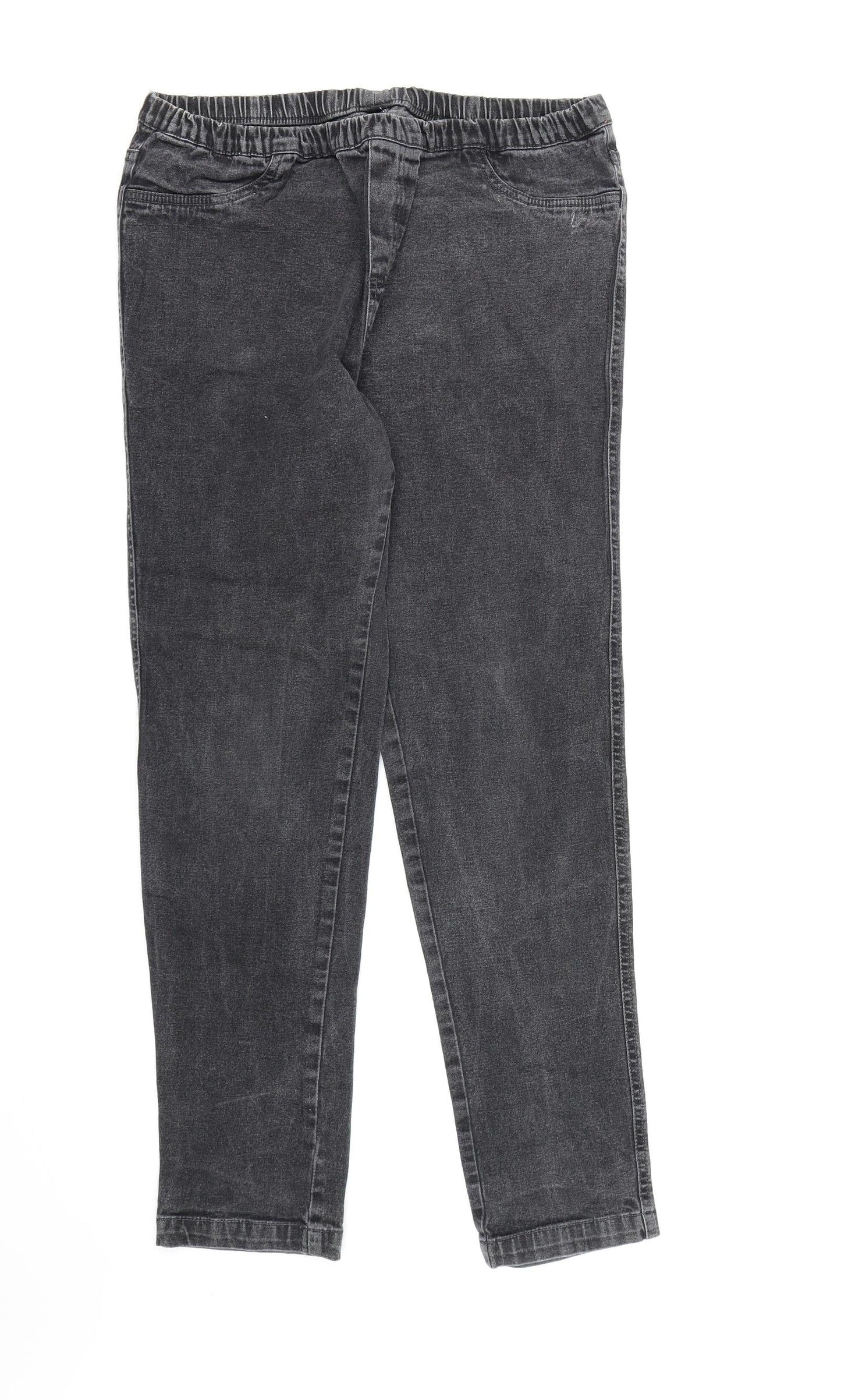 Debenhams Womens Black  Denim Jegging Jeans Size 14 L28 in