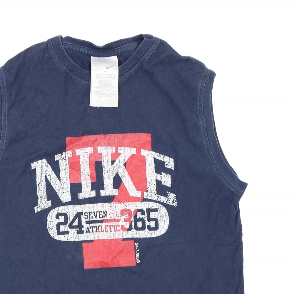 Nike Boys Blue   Basic Tank Size S