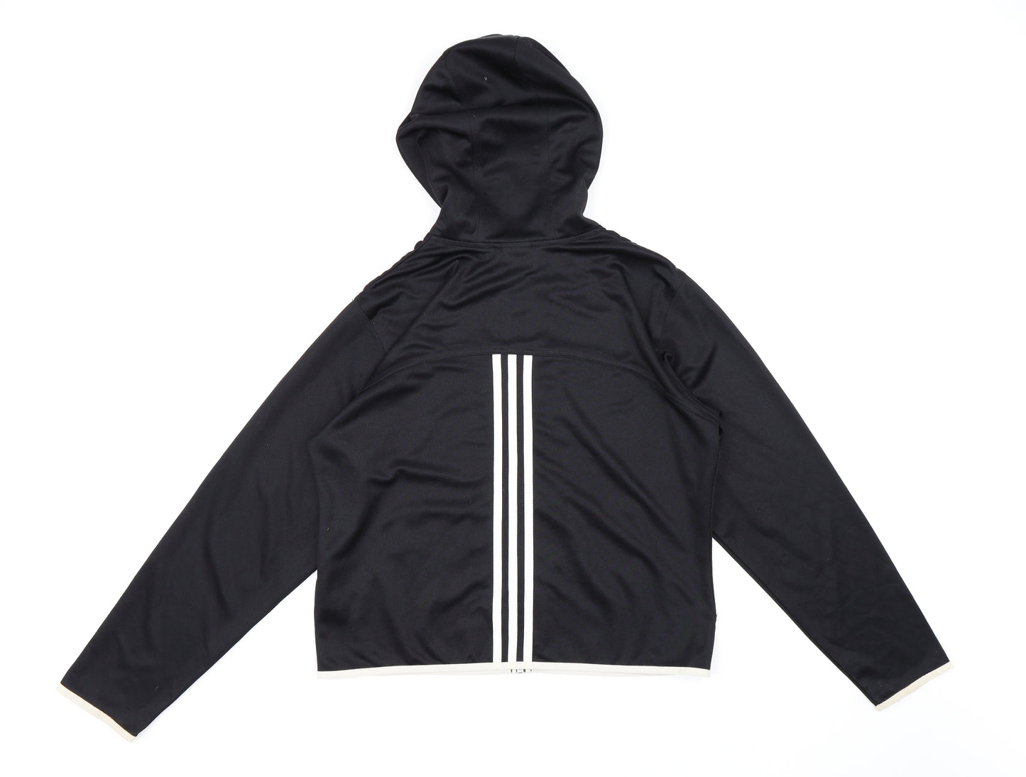 adidas Womens Black   Full Zip Hoodie Size L
