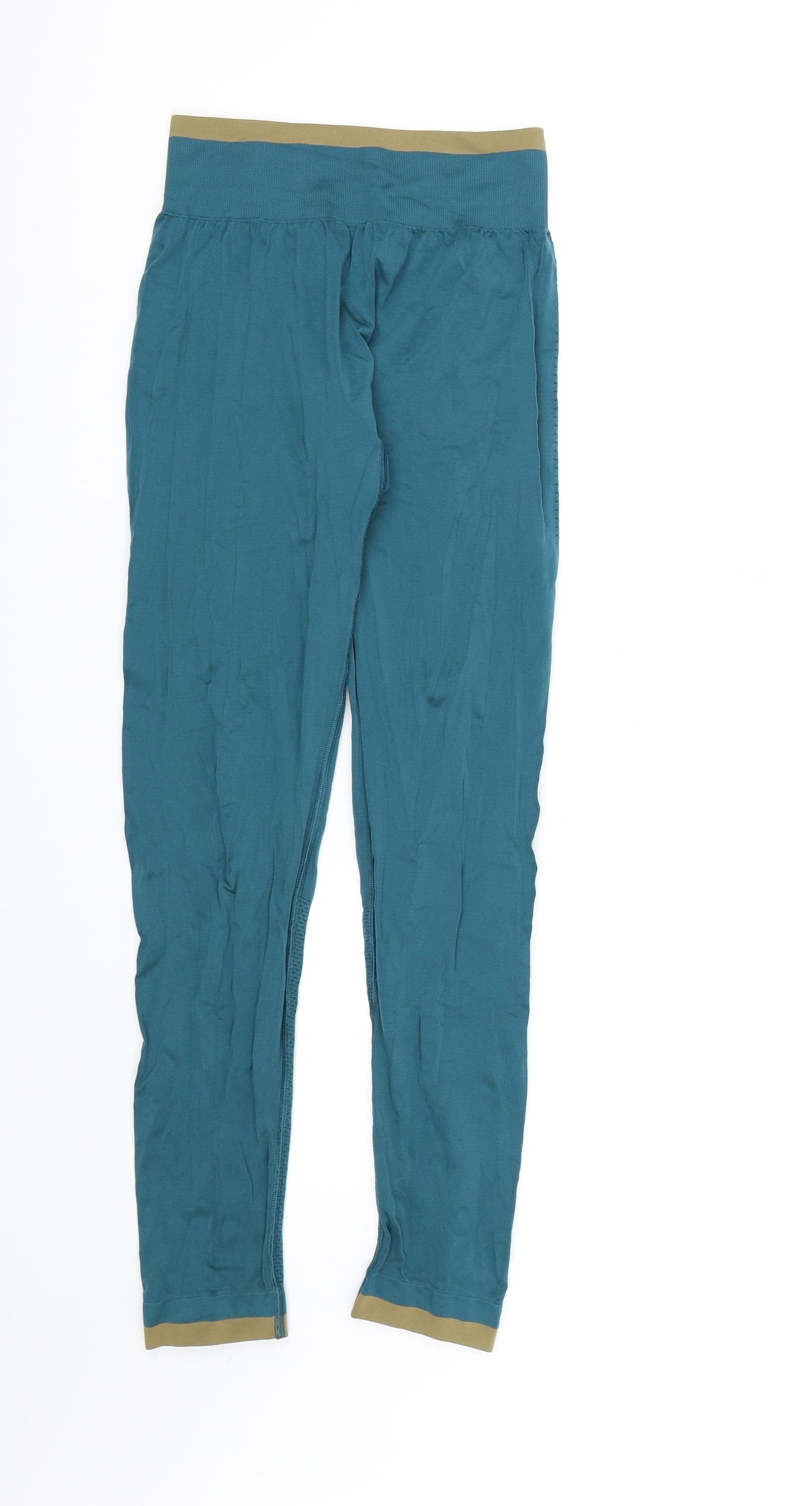 Preworn Womens Blue   Compression Leggings  L27 in