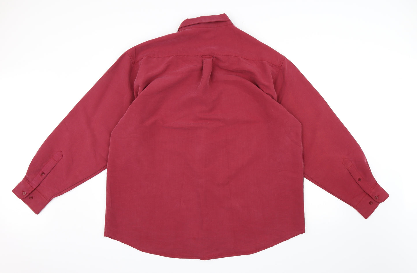 EWM Mens Pink    Button-Up Size XL