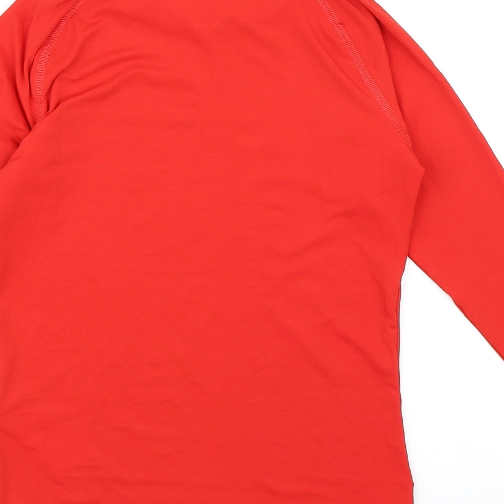 decatha Boys Red   Basic T-Shirt Size 12 Years