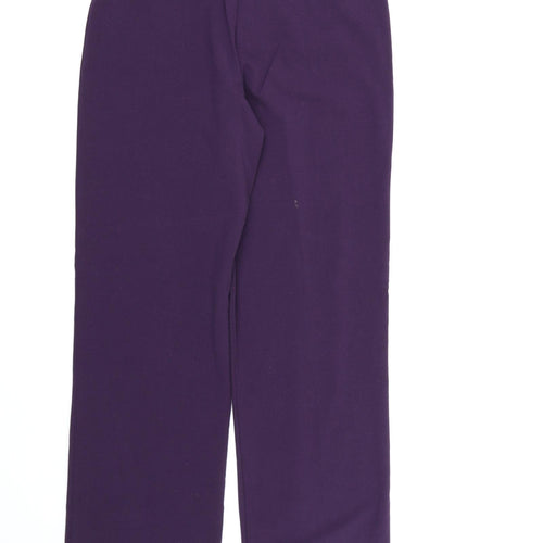 Autonomy Womens Purple   Dress Pants Trousers Size 10 L28 in