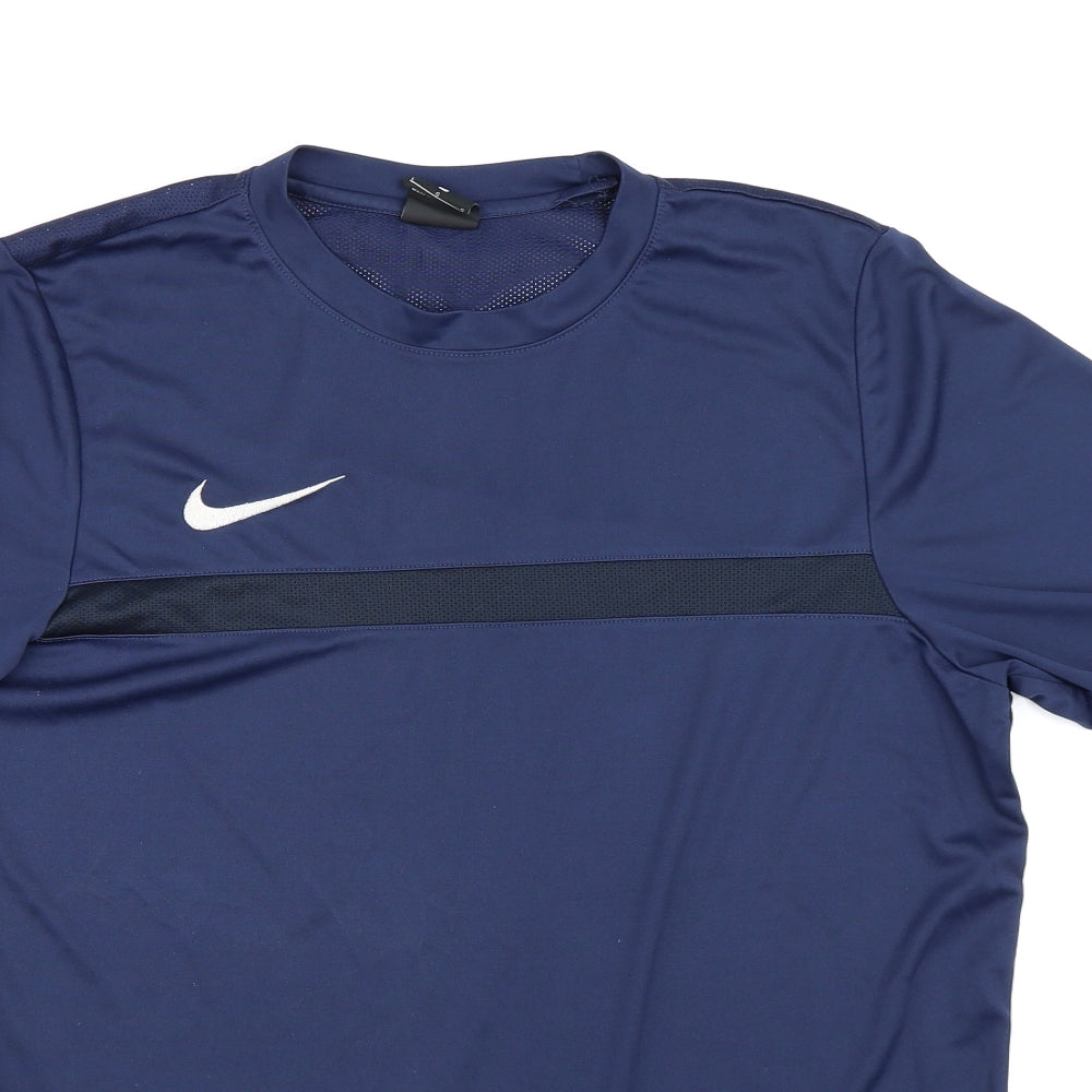 Nike Mens Blue   Basic T-Shirt Size L